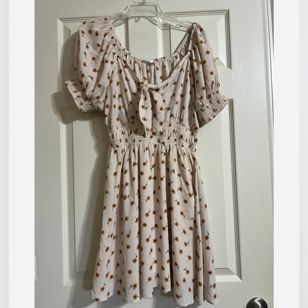 Sienna Sky Off Shoulder Dress | Size Med